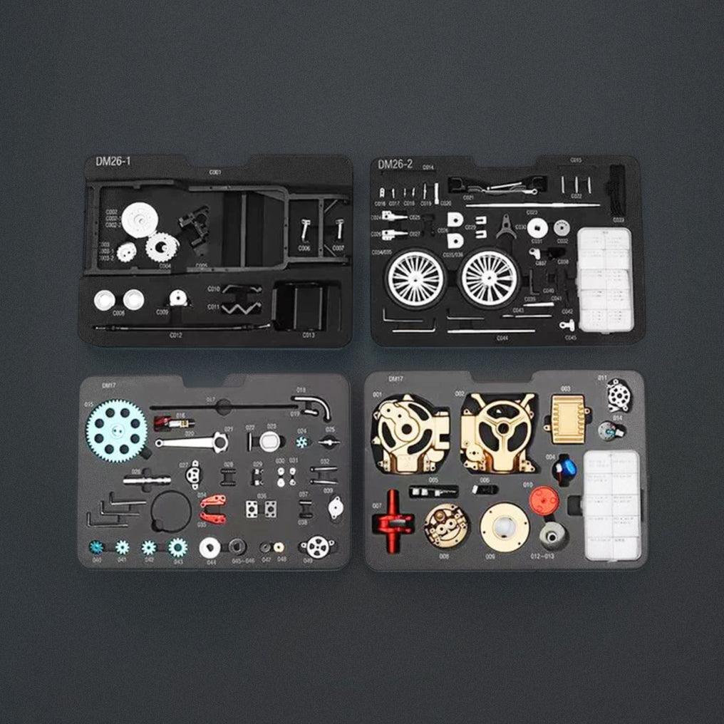 Puzzloria™ | Teching Car Engine Assembly Kit Single Cylinder Car Building Kit Toy Gift for Adult - Puzzloria