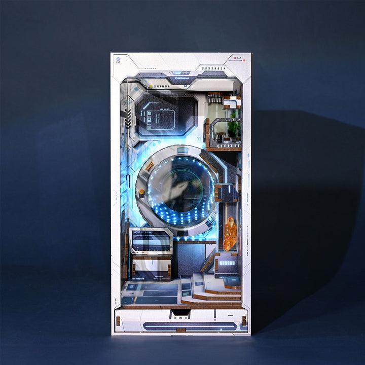 Puzzloria™ | Alien Hub Wooden Puzzle Book Nook Kit - Puzzloria