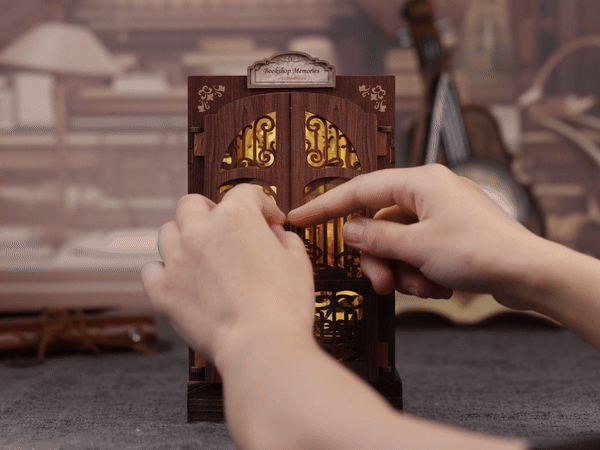 Puzzloria™ | DIY Book Nook Kit(Bookshop Memories) - Puzzloria