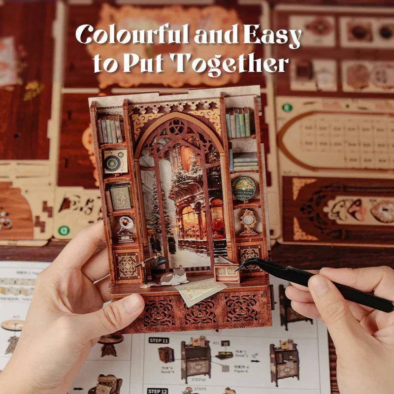 Puzzloria™ | DIY Book Nook Kit(Bookshop Memories) - Puzzloria