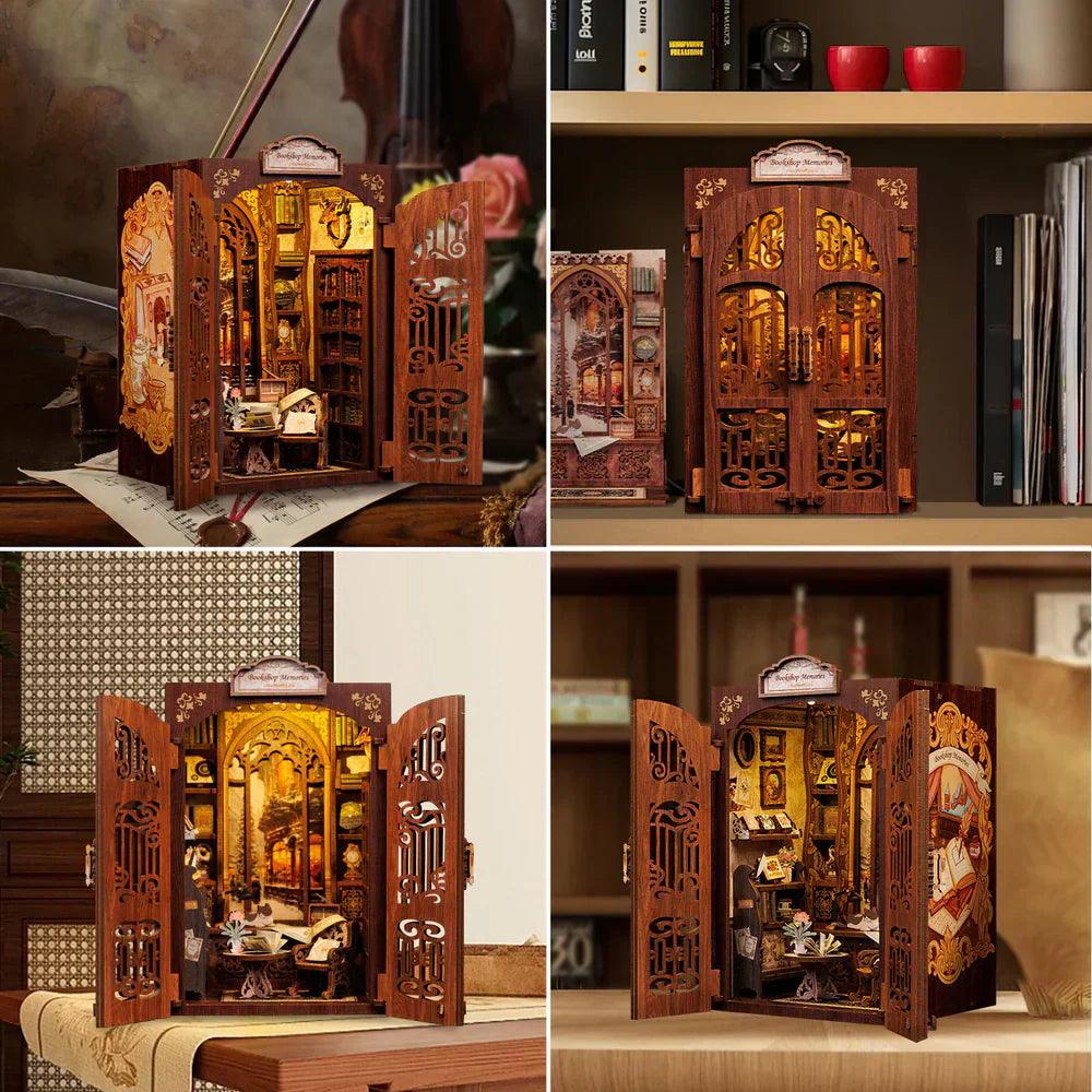 Puzzloria™ | DIY Book Nook Kit(Bookshop Memories) - Puzzloria