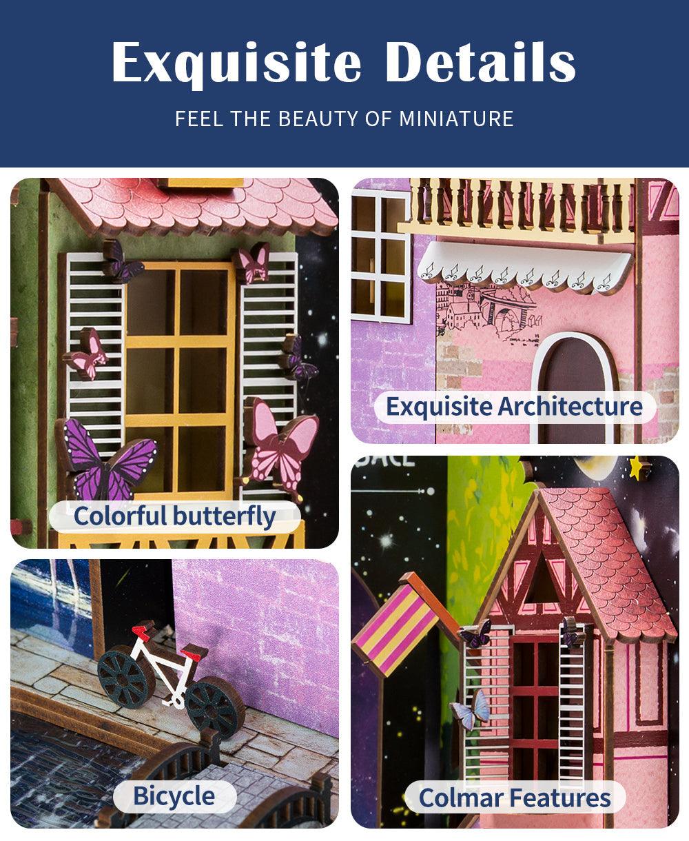 Puzzloria™ | DIY Booknook Kit (Dreamland Of Alsace) - Puzzloria