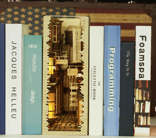 Puzzloria™ | DIY Booknook Kit (Mysterious Ancient Street) - Puzzloria