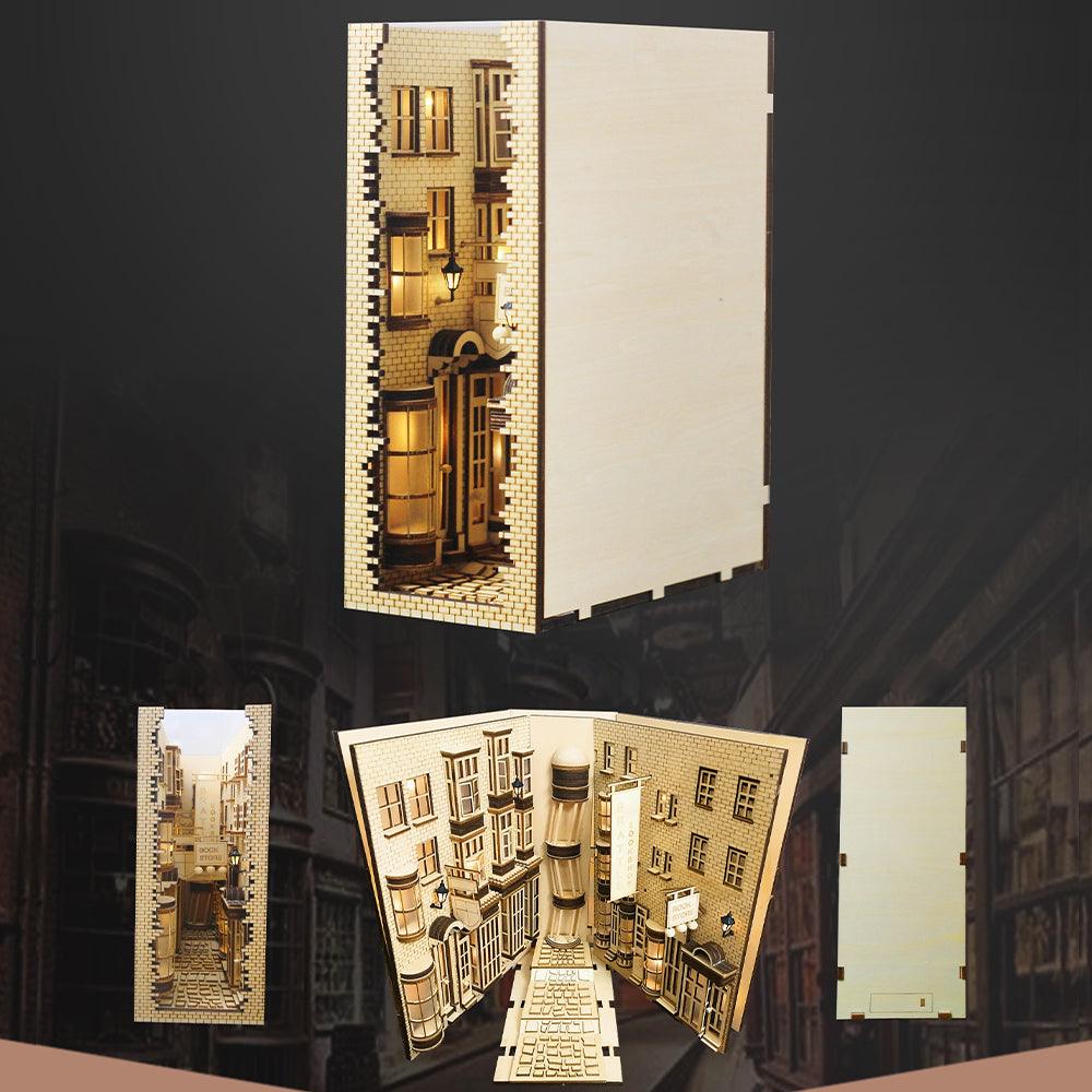 Puzzloria™ | DIY Booknook Kit (Mysterious Ancient Street) - Puzzloria