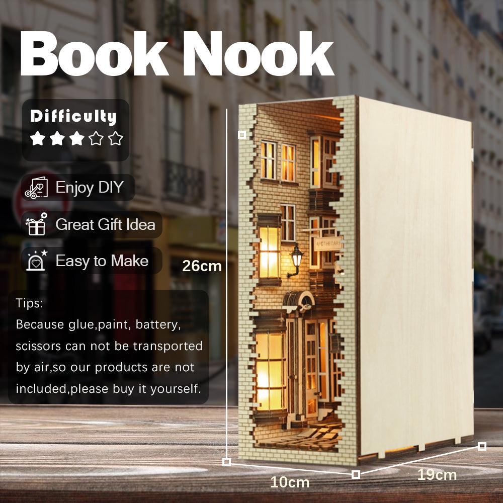 Puzzloria™ | DIY Booknook Kit (Mysterious Ancient Street) - Puzzloria