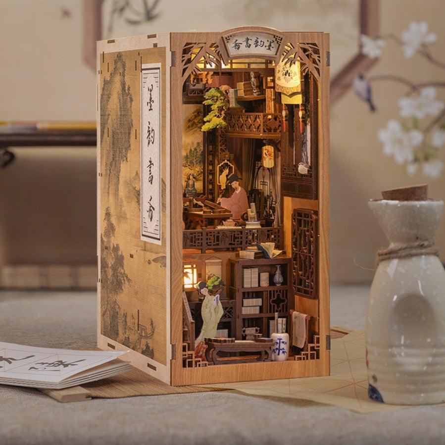 Puzzloria™ | DIY Booknook Kit(Rhyme Bookstore) - Puzzloria