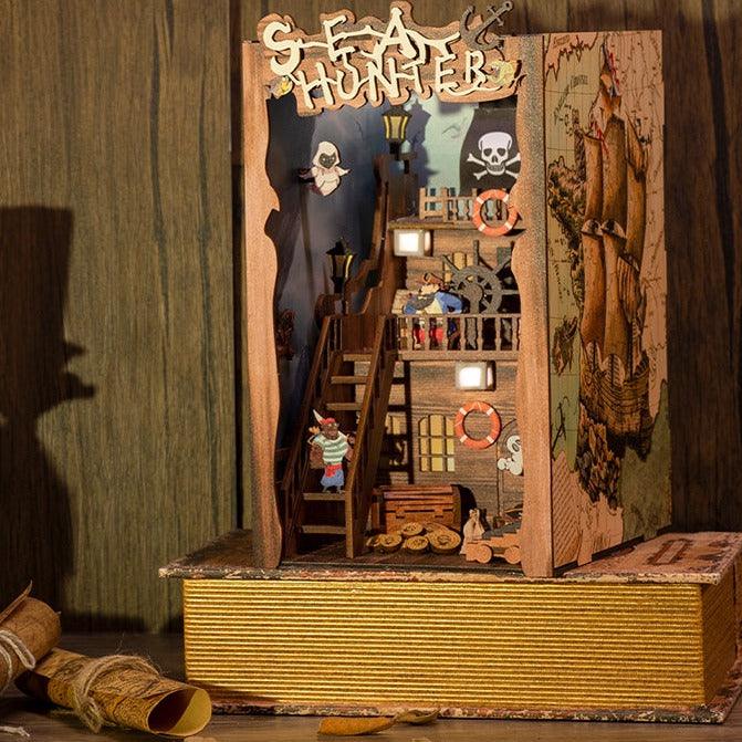 Puzzloria™ | DIY Booknook Kit (Sea Hunter) - Puzzloria