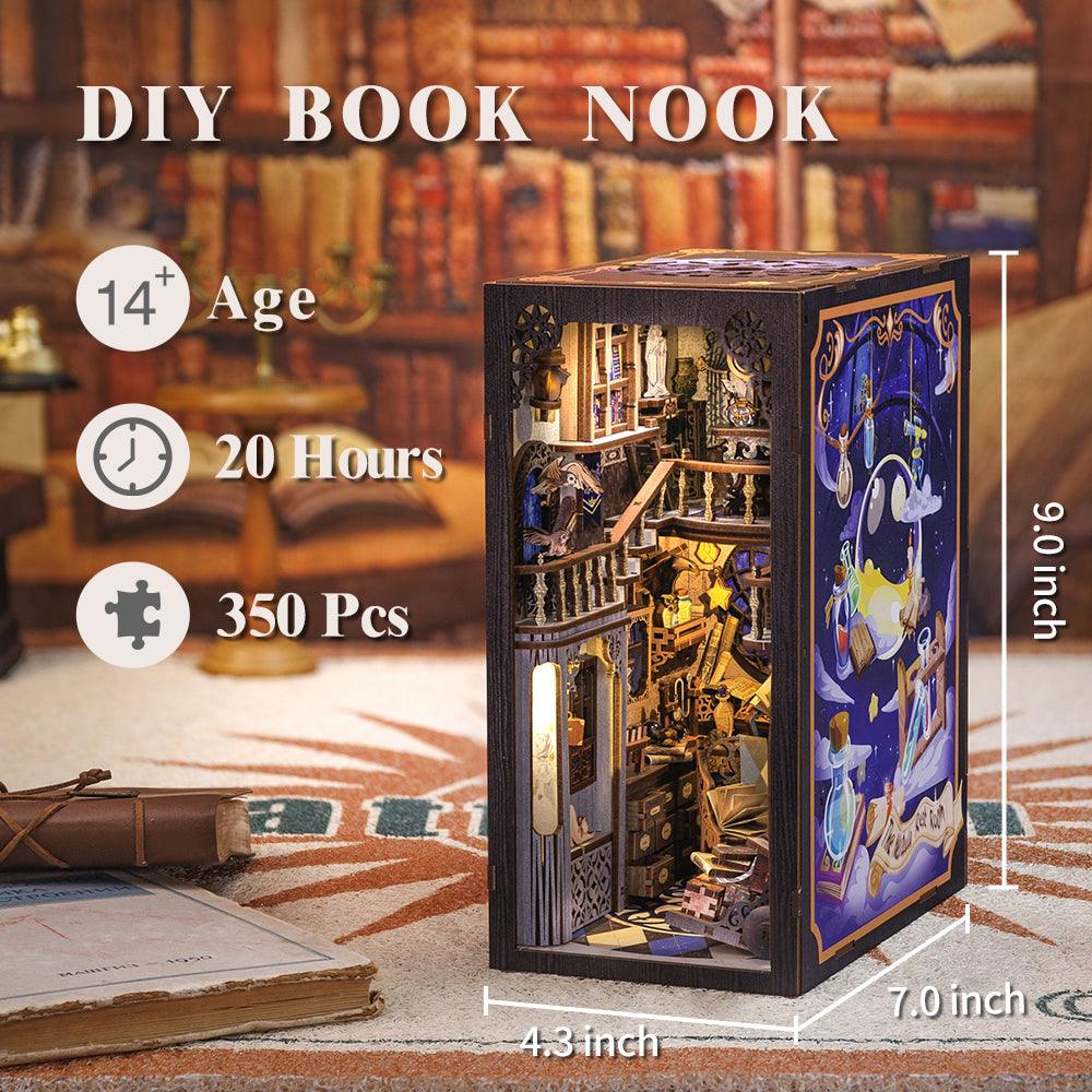 Puzzloria™ | DIY Booknook Kit(THE NEBULA REST ROOM) - Puzzloria