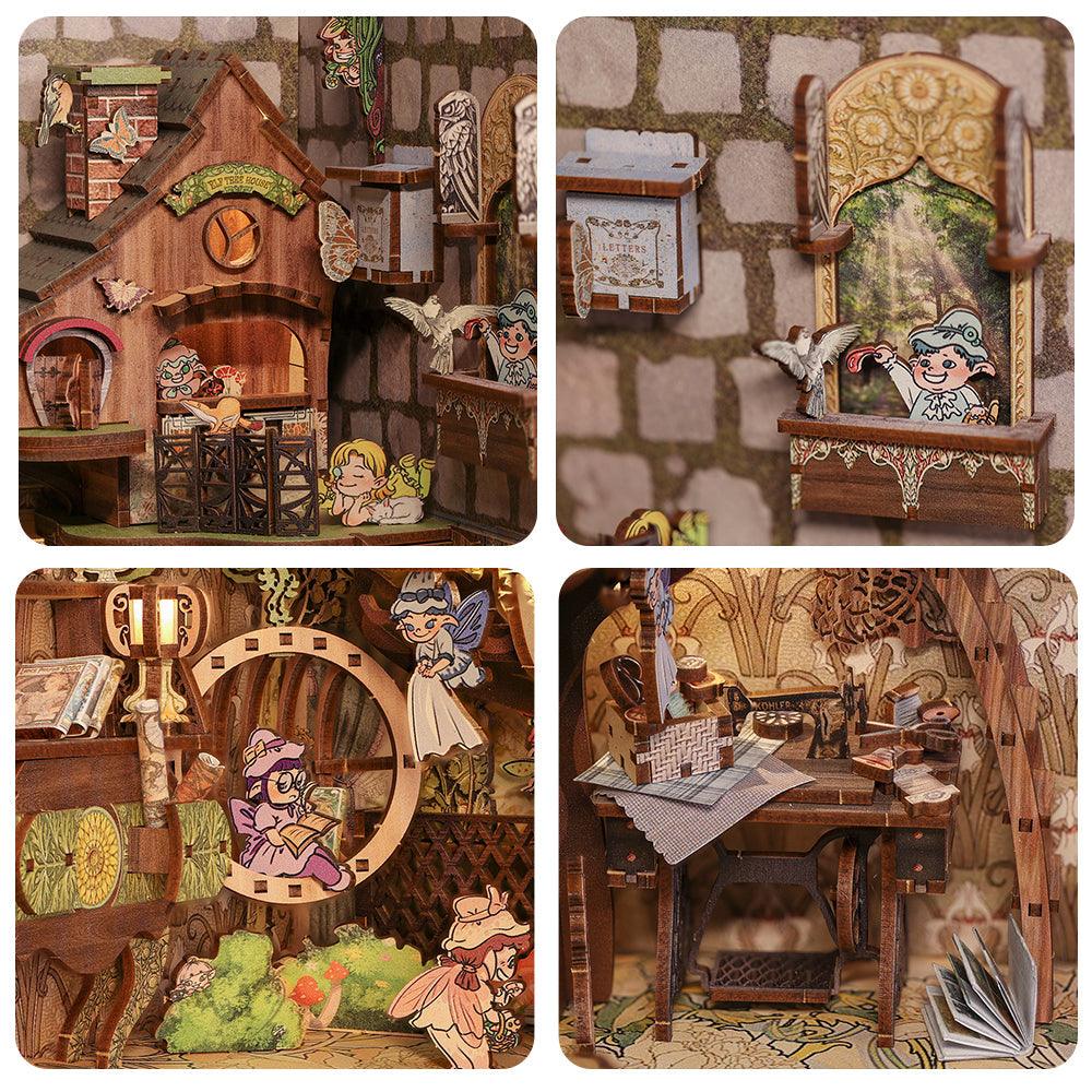 Puzzloria™ | DIY Booknook Kit (Elves Paradise) - Puzzloria