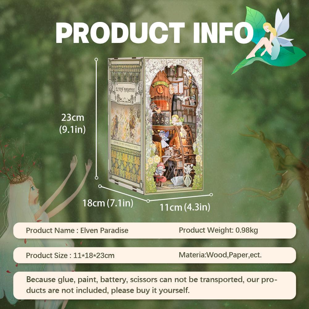 Puzzloria™ | DIY Booknook Kit (Elves Paradise) - Puzzloria