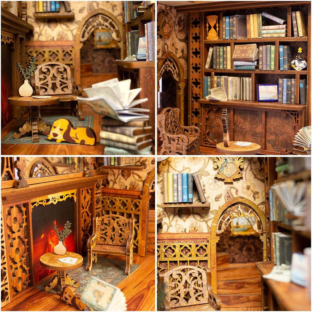 Puzzloria™ | DIY Booknook Kit (Eternal Bookstore) - Puzzloria