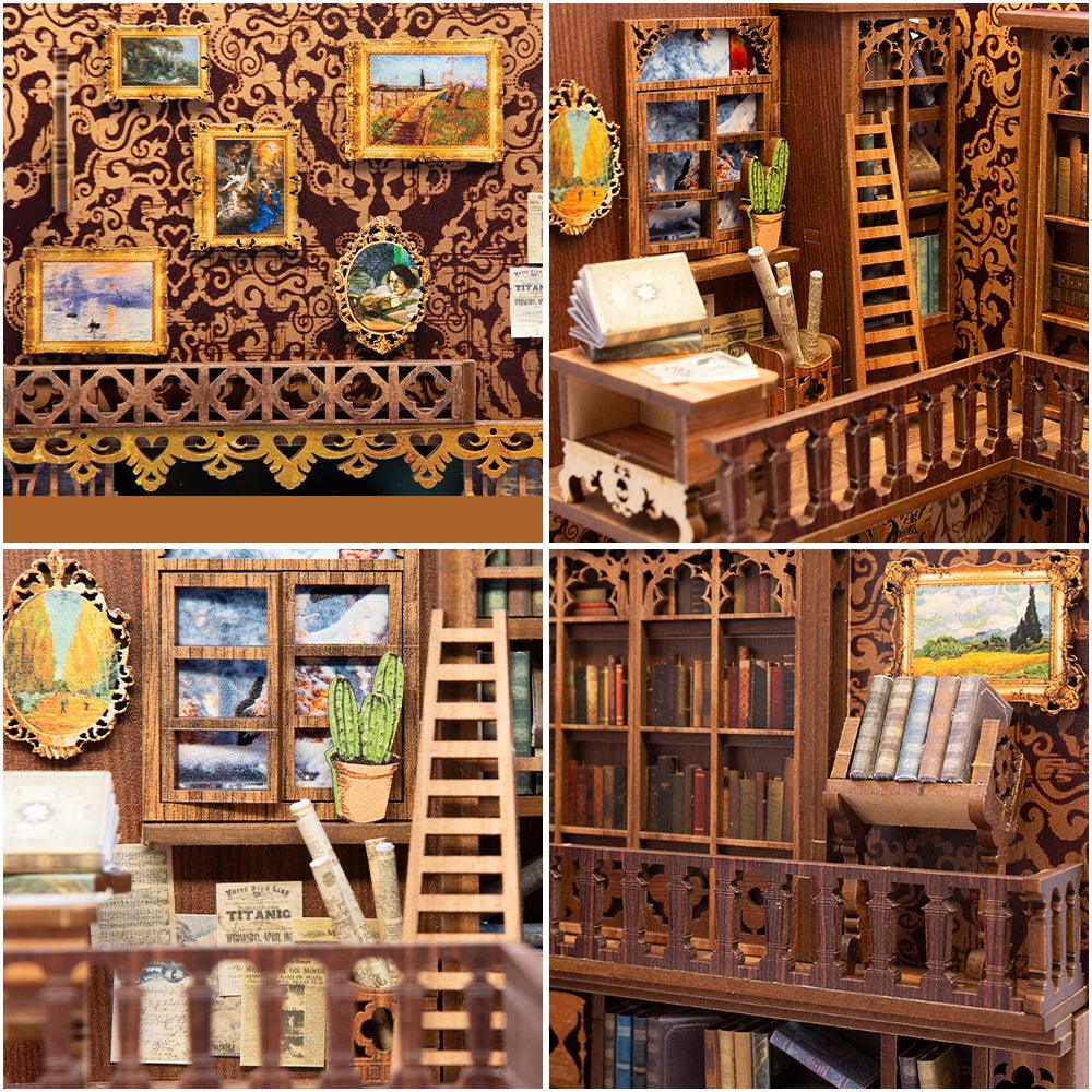 Puzzloria™ | DIY Booknook Kit (Eternal Bookstore) - Puzzloria