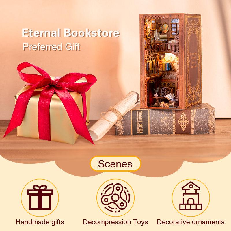 Puzzloria™ | DIY Booknook Kit (Eternal Bookstore) - Puzzloria