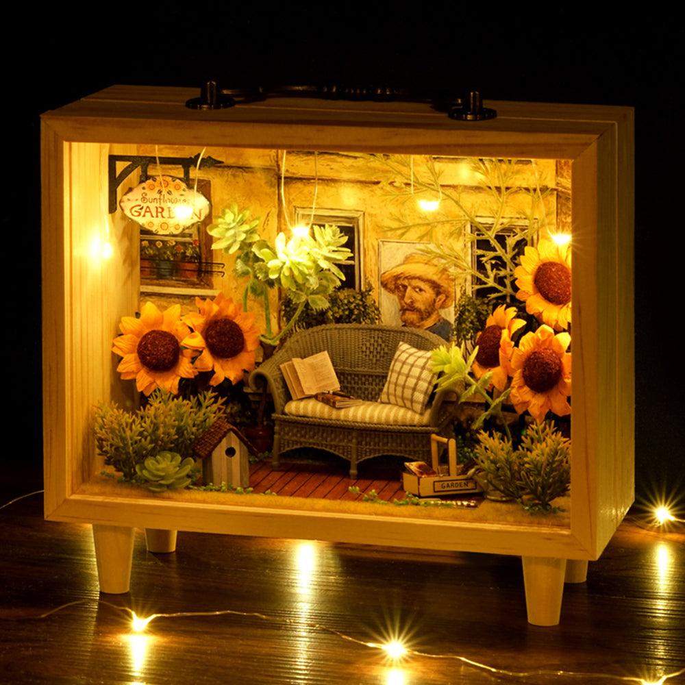 Puzzloria™ | DIY Dollhouse Kit (Small wooden box) - Puzzloria