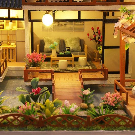 Puzzloria™ | DIY Dollhouse Kit (Bamboo Courtyard ) - Puzzloria
