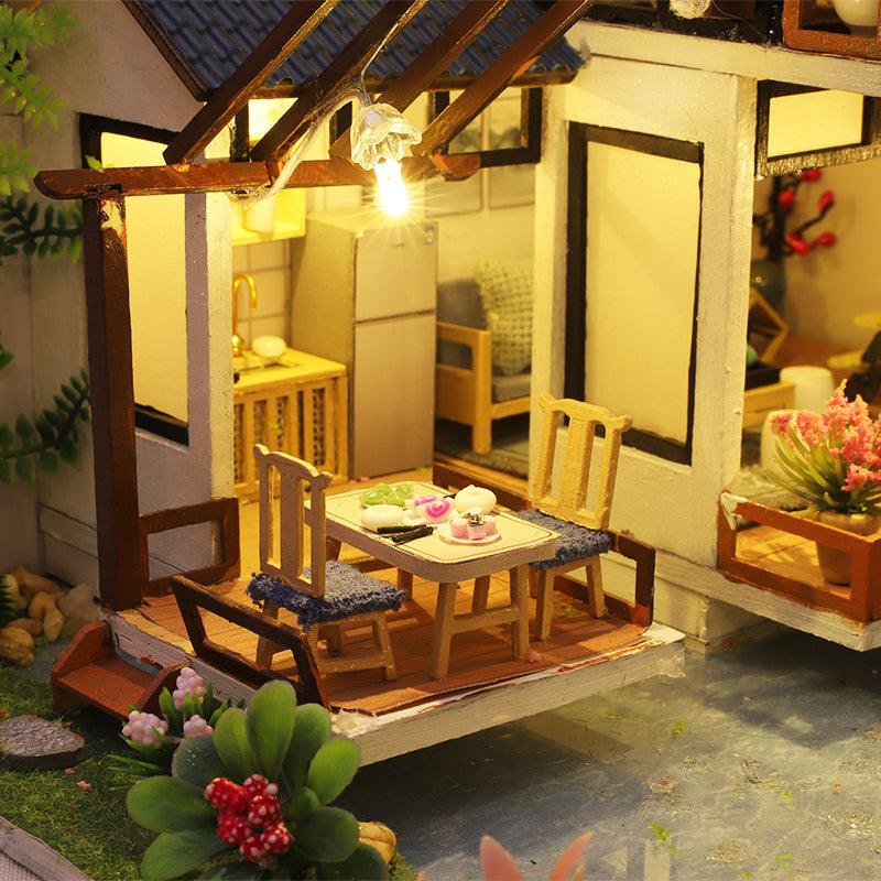Puzzloria™ | DIY Dollhouse Kit (Bamboo Courtyard ) - Puzzloria