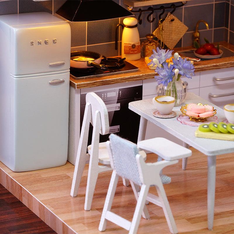 Puzzloria™ | DIY Dollhouse Kit (Blue Time) - Puzzloria