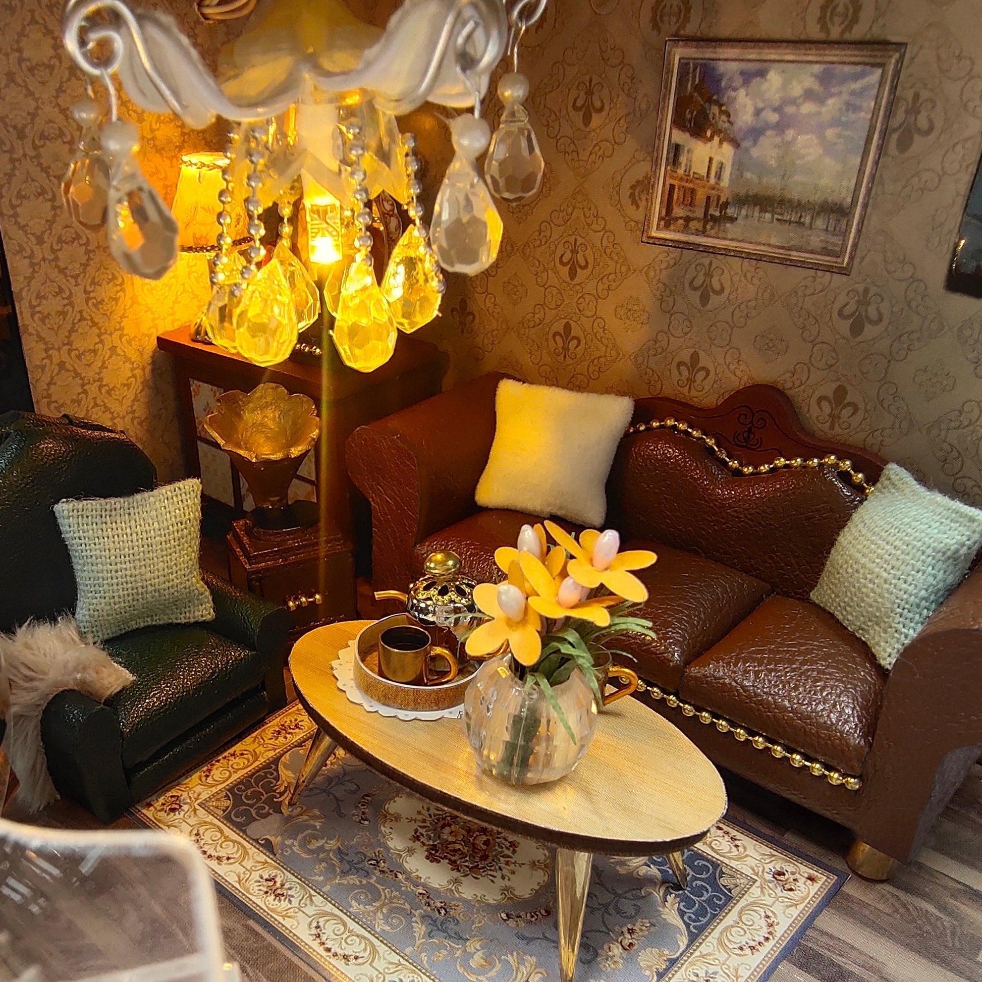 Puzzloria™ | DIY Dollhouse Kit (Dream Building Pavilion) - Puzzloria