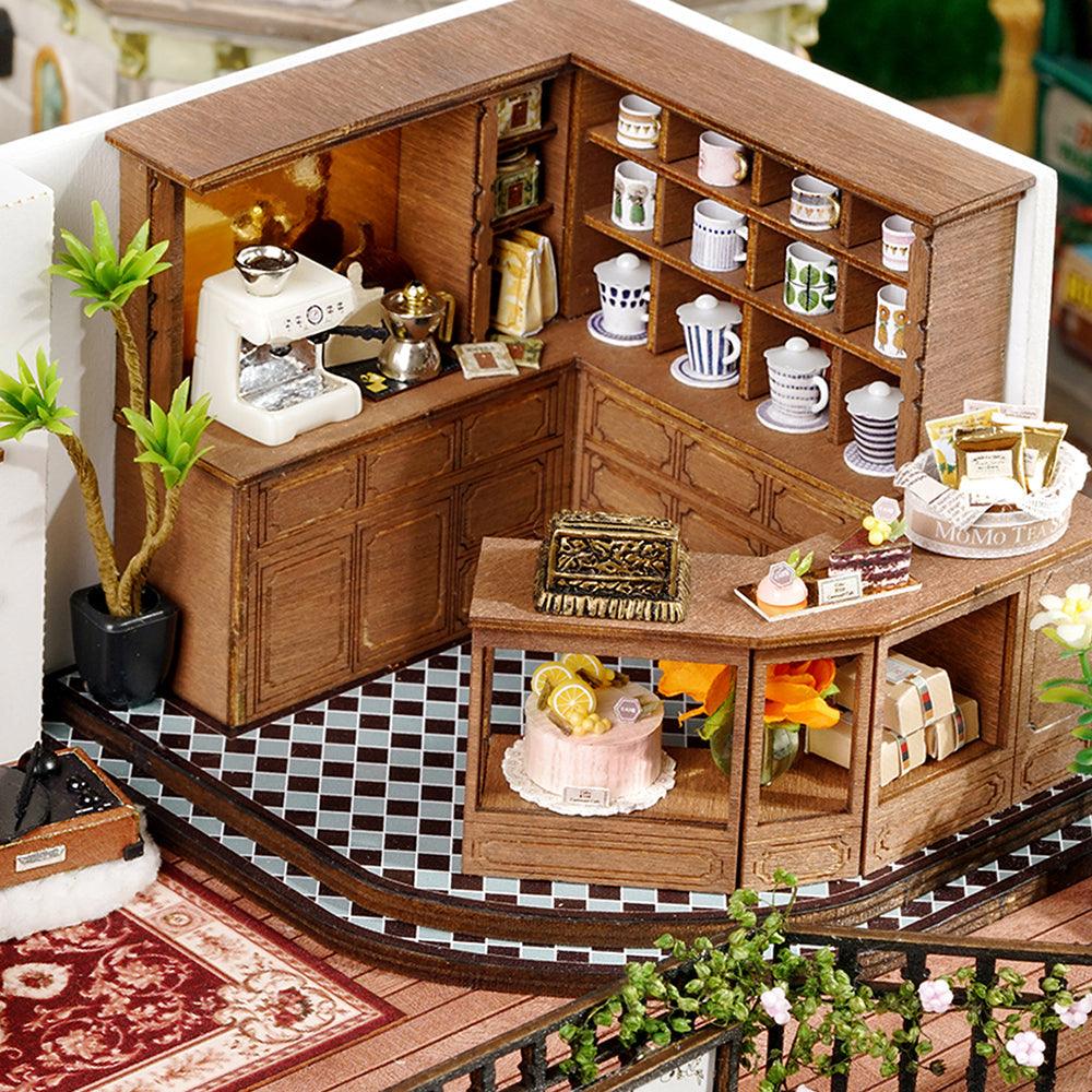 Puzzloria™ | DIY Dollhouse Kit (Forest Teashop ) - Puzzloria