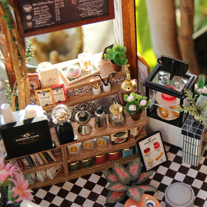 Puzzloria™ | DIY Dollhouse Kit (Garden Cafe) - Puzzloria