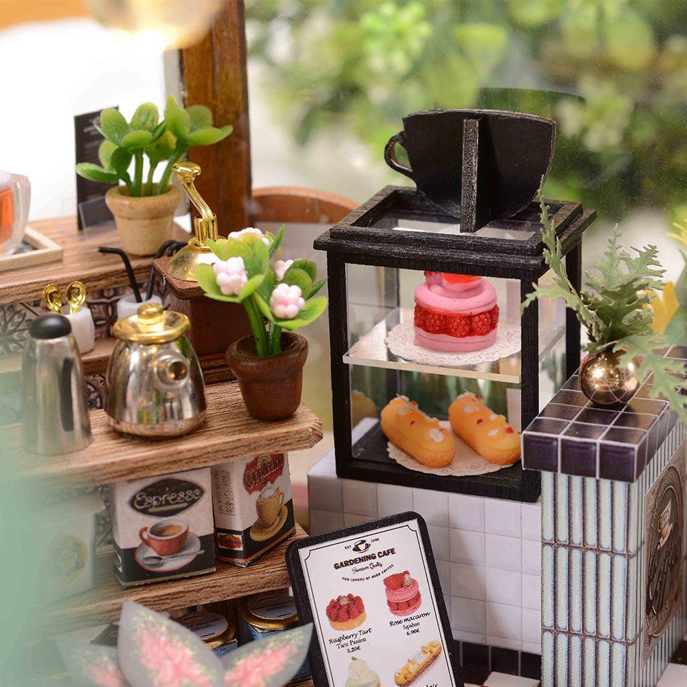 Puzzloria™ | DIY Dollhouse Kit (Garden Cafe) - Puzzloria