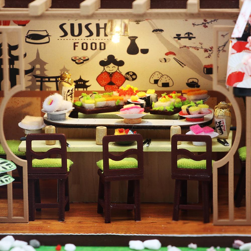 Puzzloria™ | Sushi Haven Miniature Restaurant Kit - Puzzloria