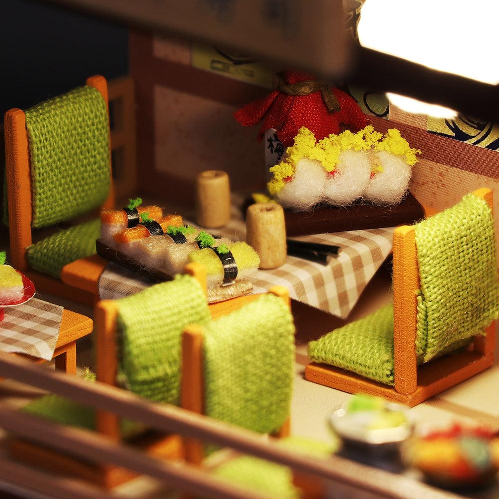 Puzzloria™ | Sushi Haven Miniature Restaurant Kit - Puzzloria