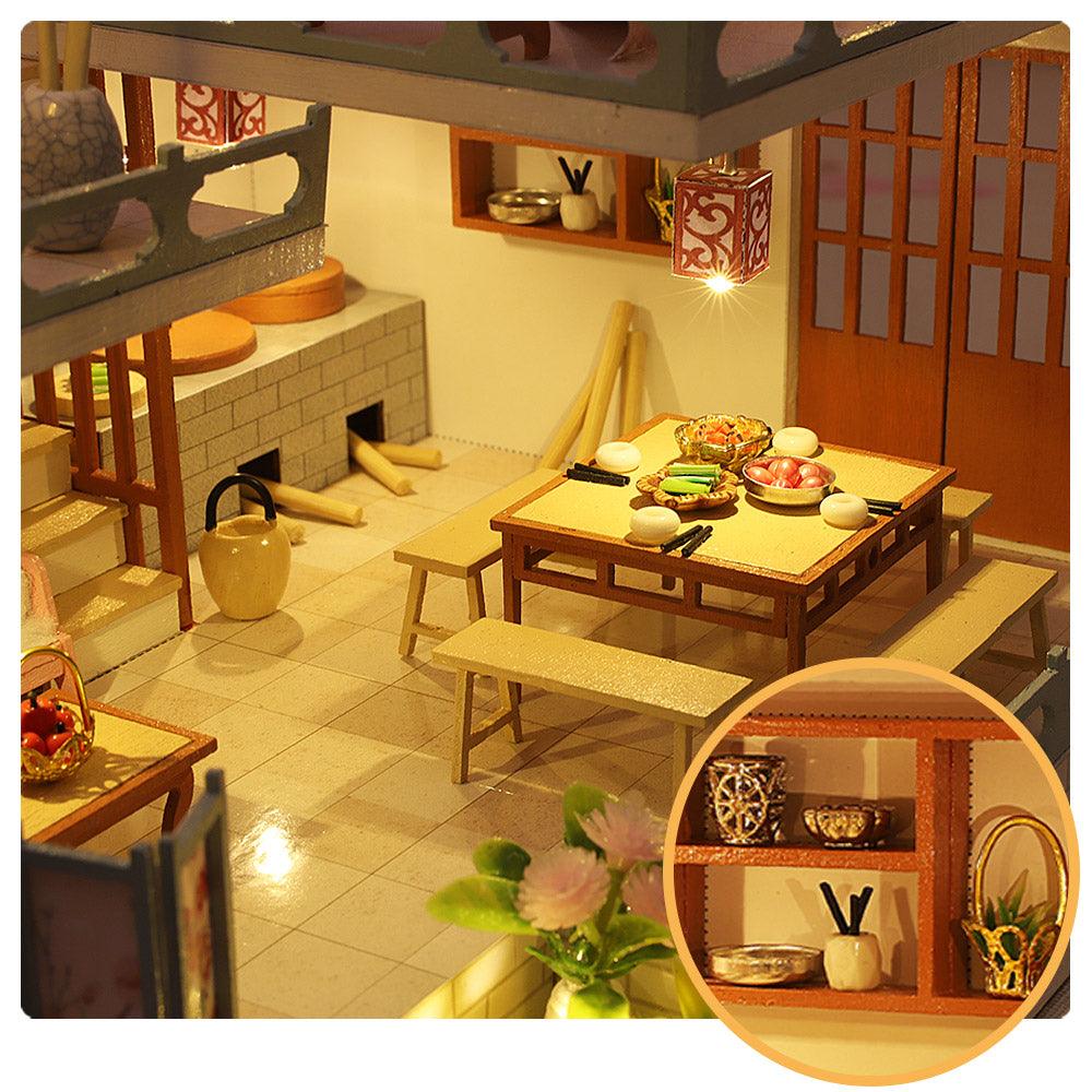 Puzzloria™ | DIY Dollhouse Kit (Guqin Pavilion) - Puzzloria