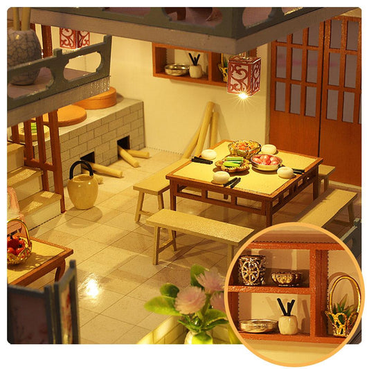 Puzzloria™ | DIY Dollhouse Kit (Guqin Pavilion) - Puzzloria
