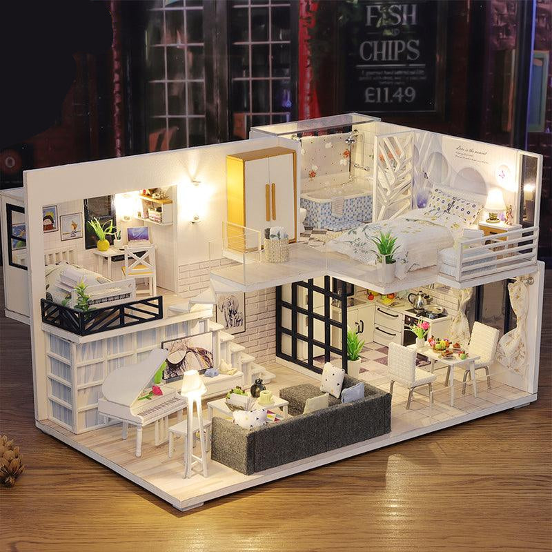 Puzzloria™ | DIY Dollhouse Kit (Happy Time) - Puzzloria