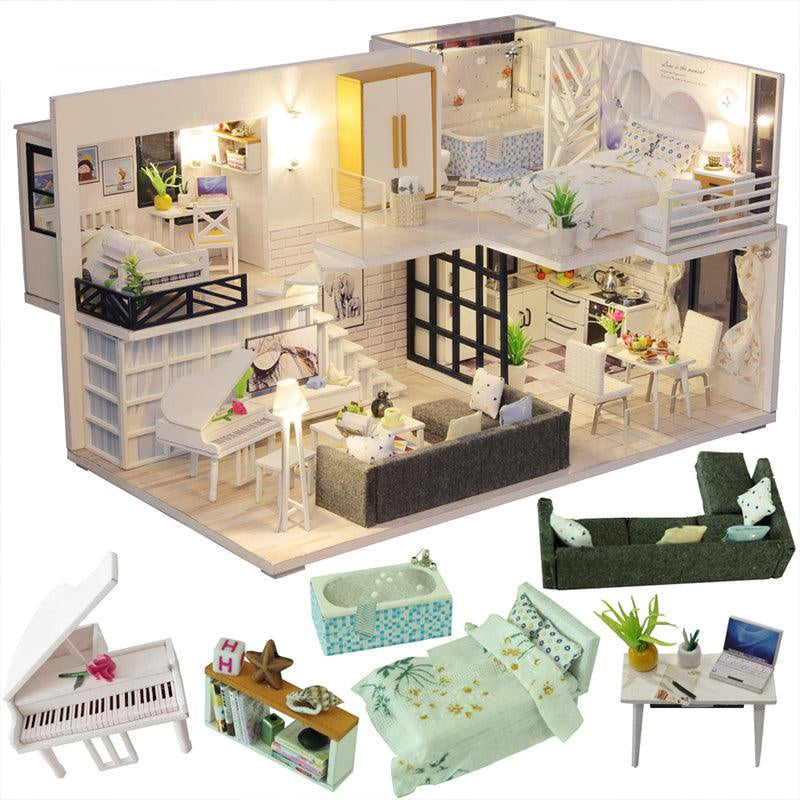 Puzzloria™ | DIY Dollhouse Kit (Happy Time) - Puzzloria