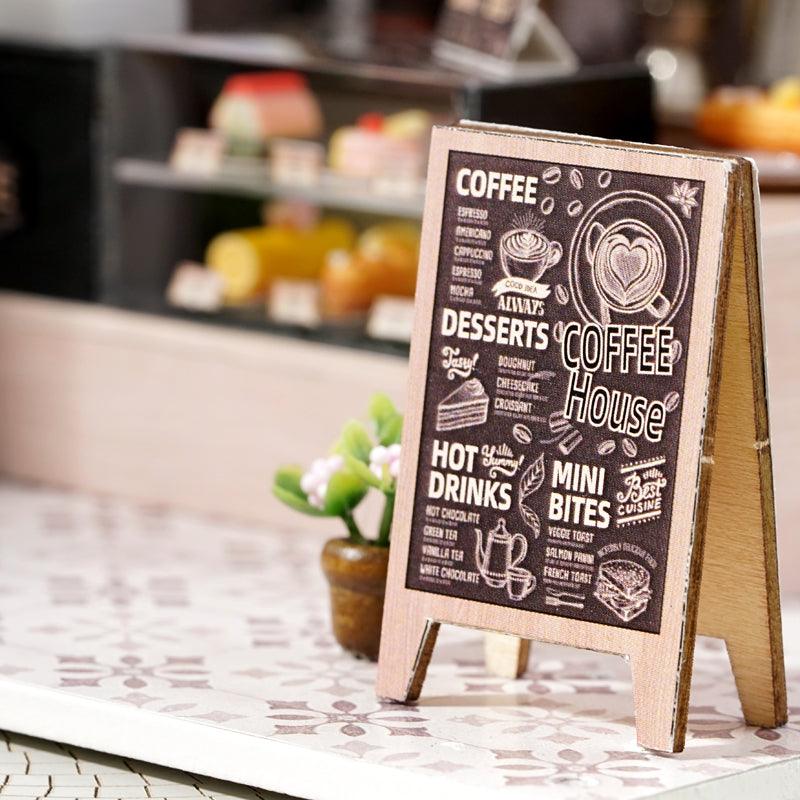 Puzzloria™ | DIY Dollhouse Kit (Leisurely Coffee Shop) - Puzzloria