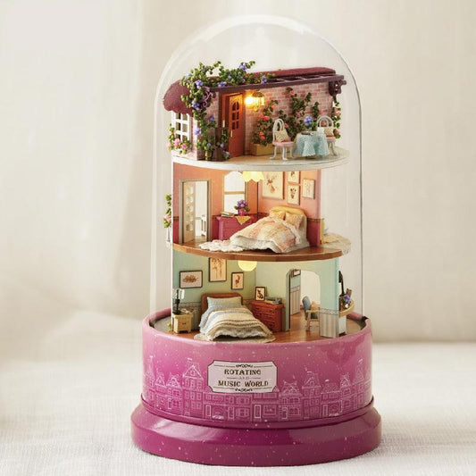 Puzzloria™ | DIY Dollhouse Kit (Meet at Corner) - Puzzloria
