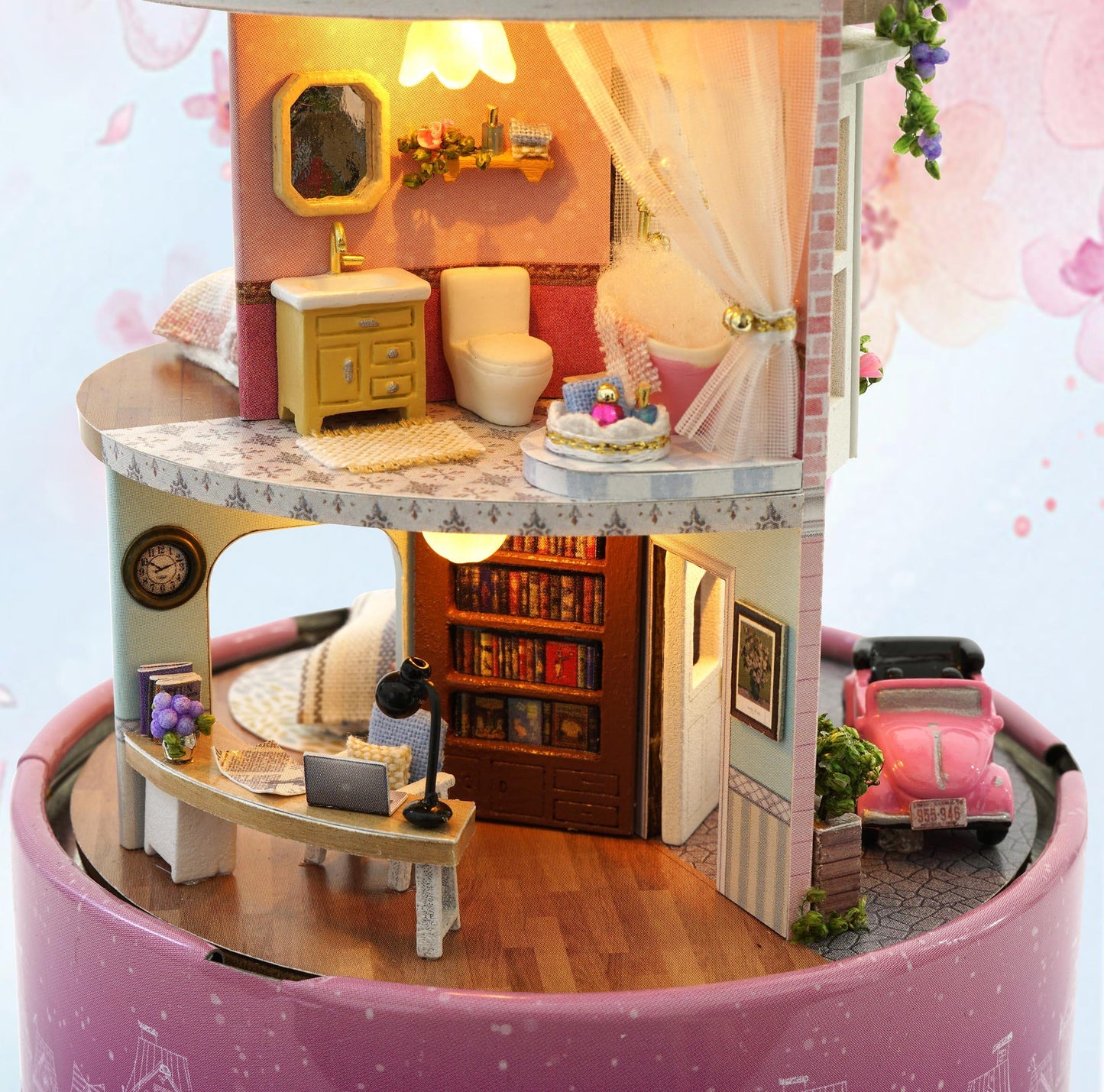 Puzzloria™ | DIY Dollhouse Kit (Meet at Corner) - Puzzloria