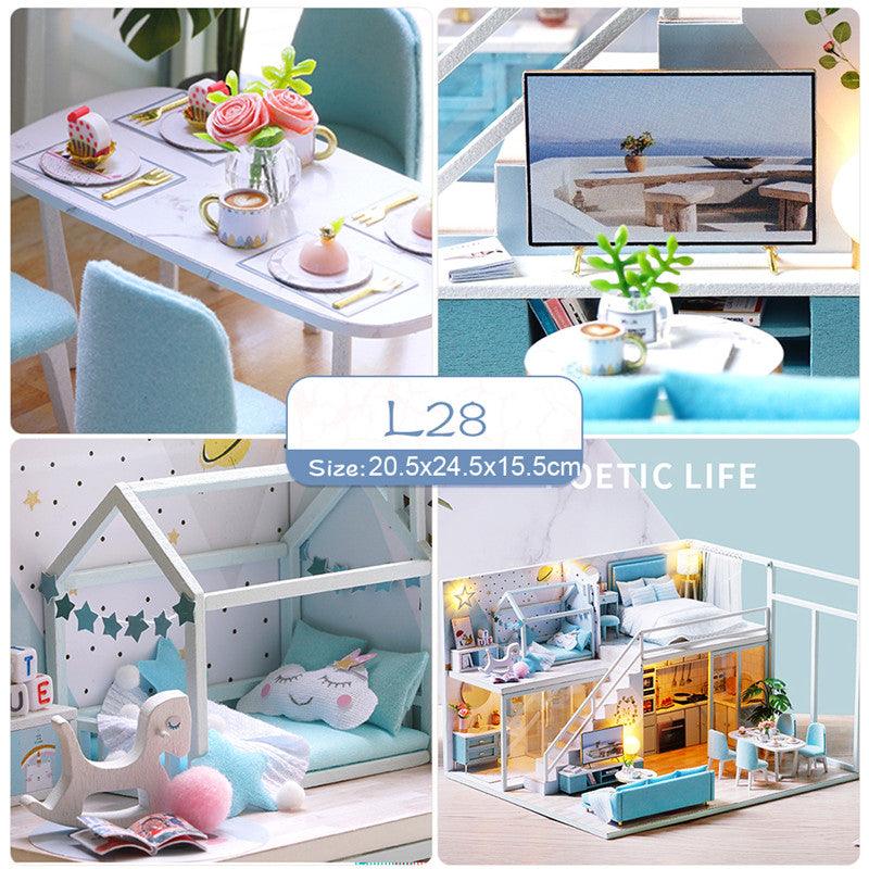 Puzzloria™ | DIY Dollhouse Kit (Poetic Life) - Puzzloria