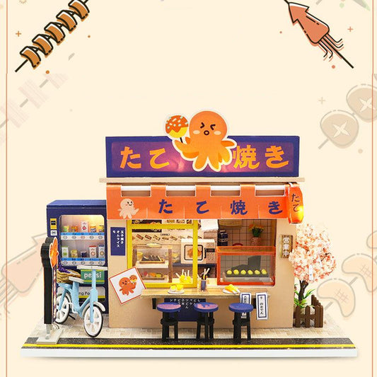 Puzzloria™ | DIY Dollhouse Kit (Star Takoyaki) - Puzzloria