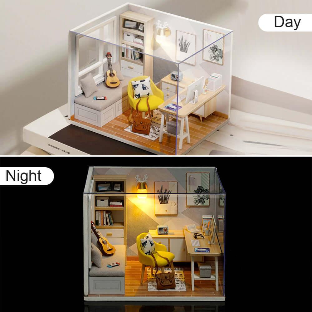 Puzzloria™ | DIY Dollhouse Kit ( Sunshine Room) - Puzzloria