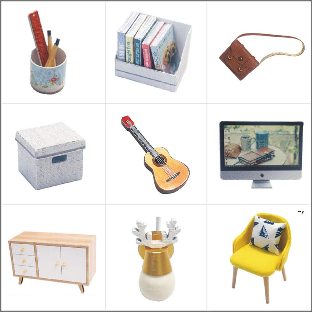 Puzzloria™ | DIY Dollhouse Kit ( Sunshine Room) - Puzzloria