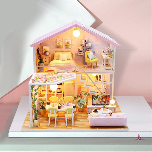 Puzzloria™ | DIY Dollhouse Kit (Sweet Time) - Puzzloria