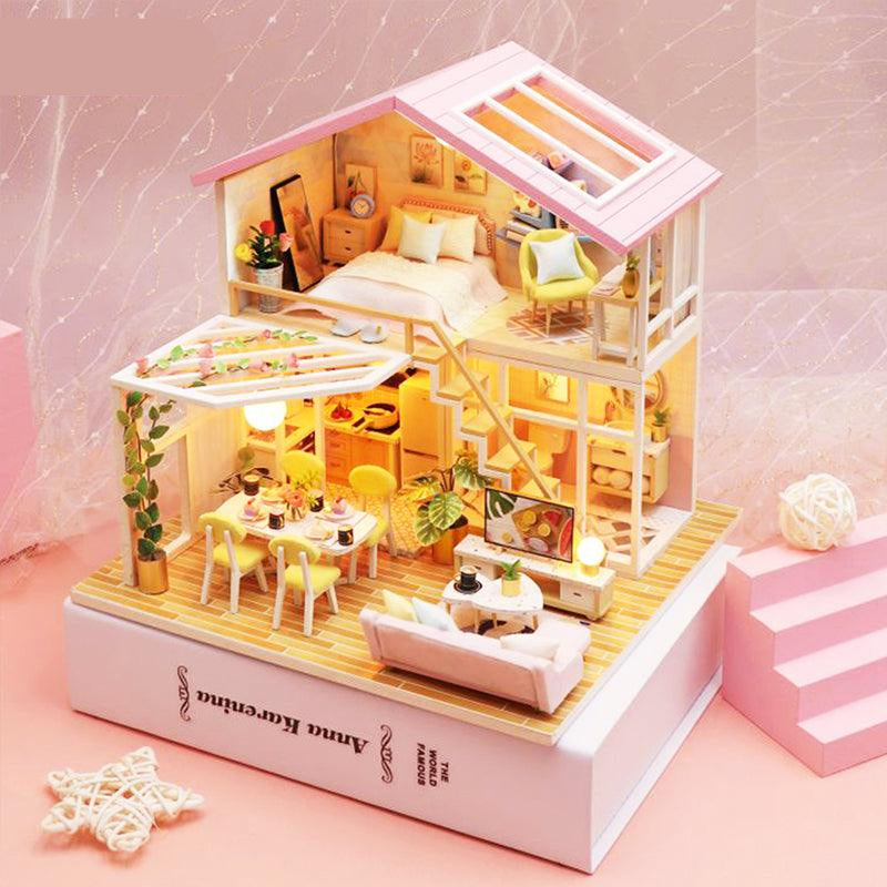 Puzzloria™ | DIY Dollhouse Kit (Sweet Time) - Puzzloria