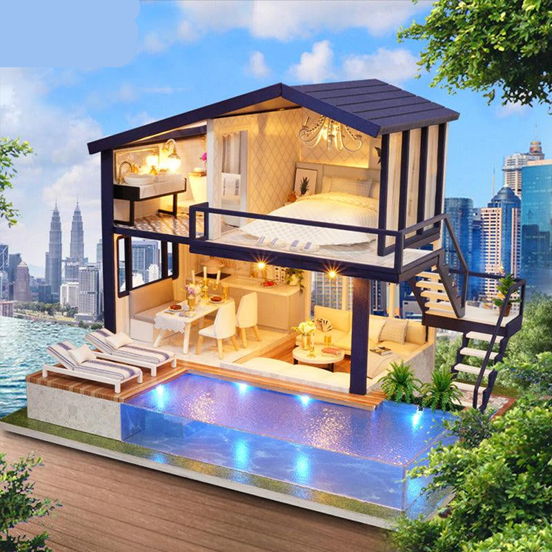 Puzzloria™ | DIY Dollhouse Kit (Time Apartment) - Puzzloria