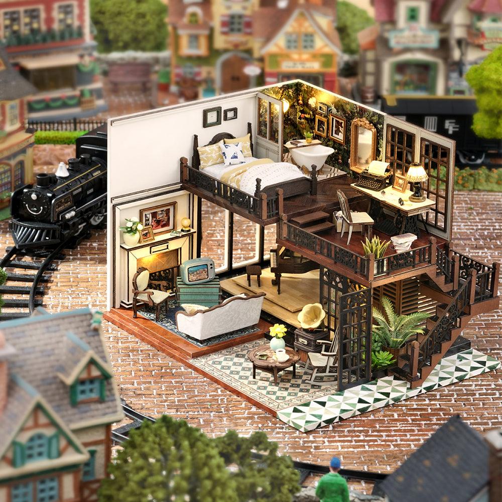 Puzzloria™ | DIY Dollhouse Kit (Time Impression) - Puzzloria