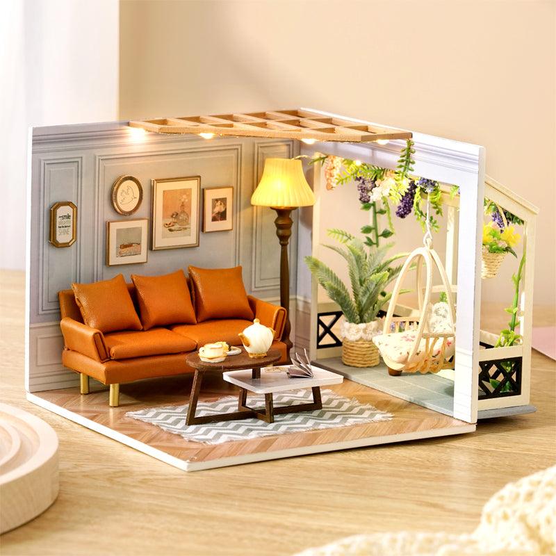 Puzzloria™ | DIY Dollhouse Kit (Warm Moment) - Puzzloria