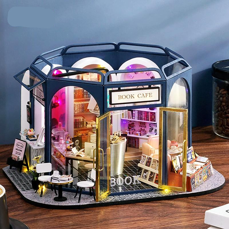 Puzzloria™ | Dollhouse Kit (Book Cafe) - Puzzloria