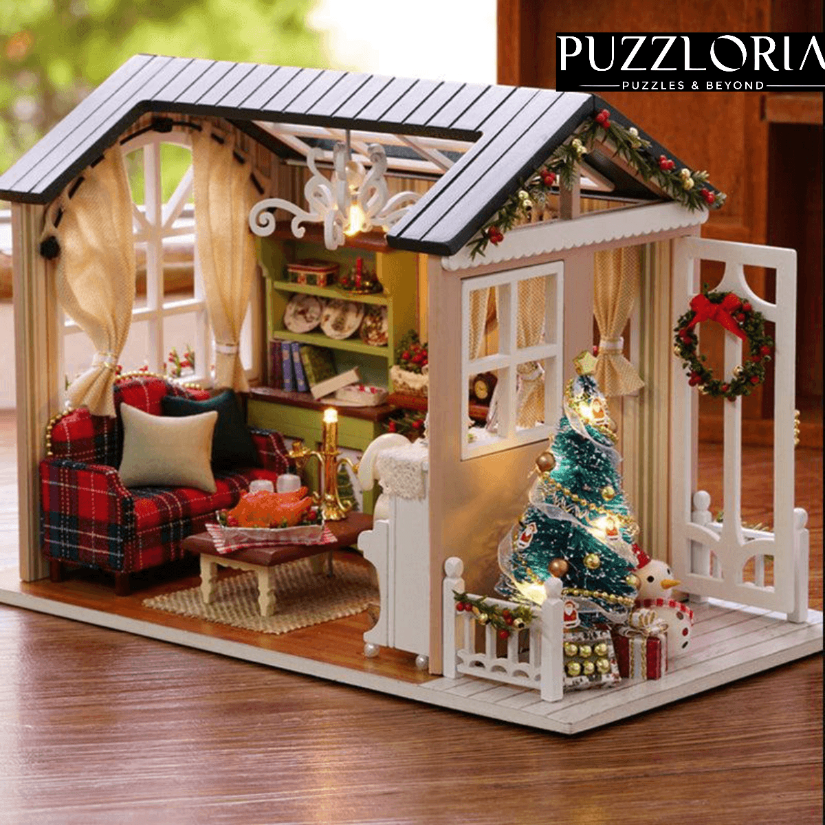 Puzzloria™ | Festive Holiday Time Miniature DIY Kit - Puzzloria