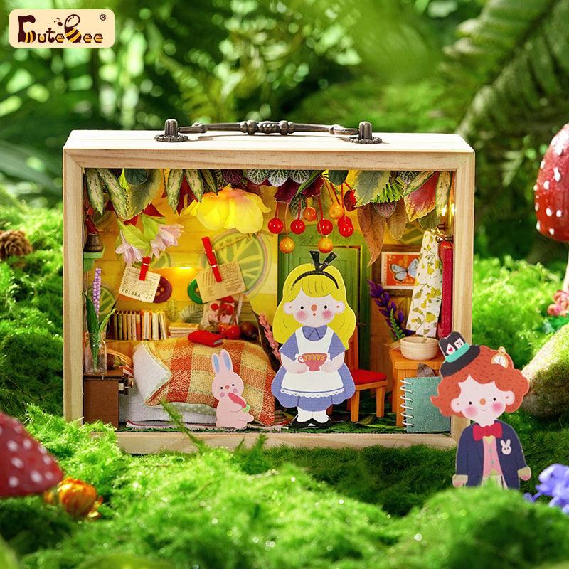 Puzzloria™ | DIY Dollhouse Kit (Small Wooden Box) - Puzzloria