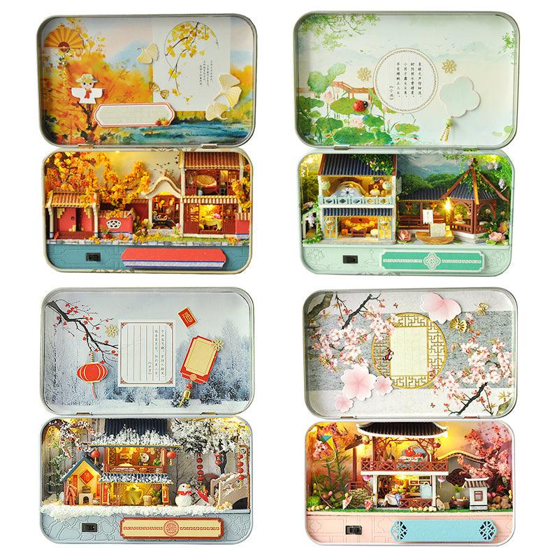 Puzzloria™ | DIY Dollhouse Kit (Mini Four Seasons) - Puzzloria