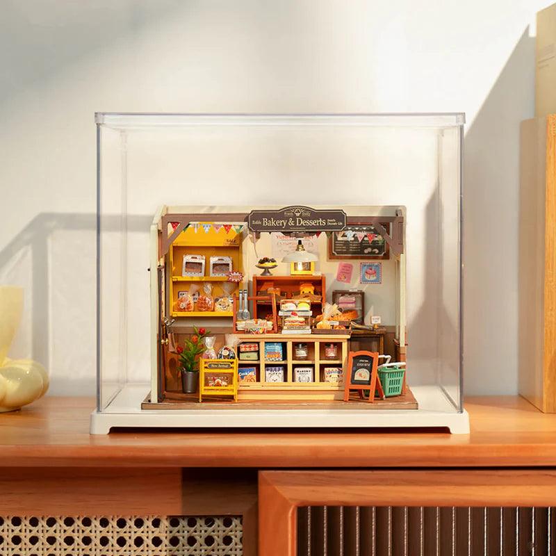 Puzzloria™ | Miniature House Display Box - Dust Cover - Puzzloria