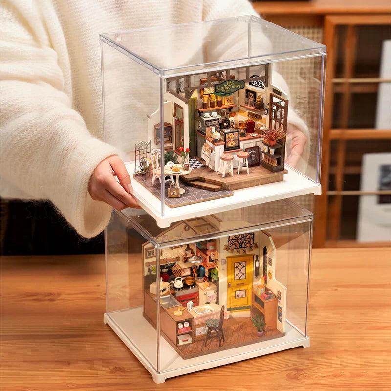 Puzzloria™ | Miniature House Display Box - Dust Cover - Puzzloria