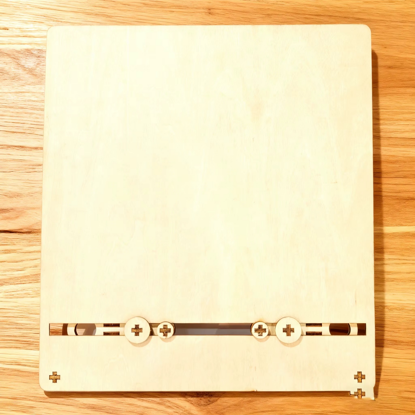 birch plywood laser cut educated monkey puzzle DIY assembly kit math teacher gift wooden multiplication calculator no glue